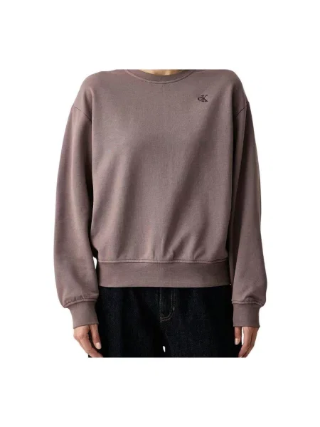 Geacă de blugi Calvin Klein Jeans maro