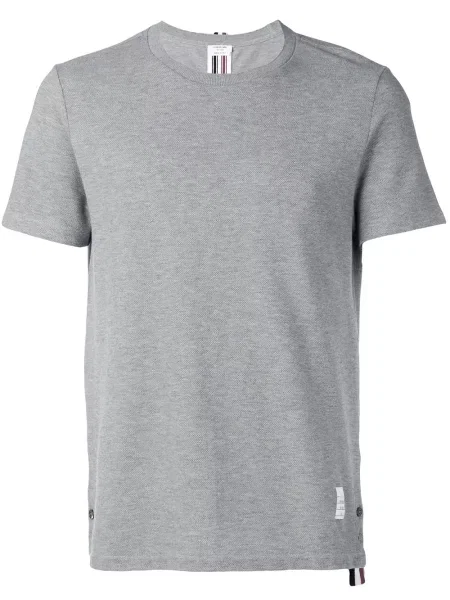 Tricou Thom Browne cu dungi gri