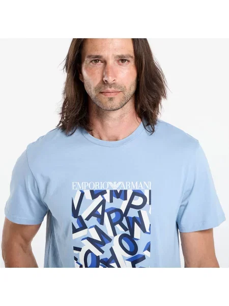 Μπλουζάκι Emporio Armani Crew Neck T-Shirt Ashley Print Lettering L