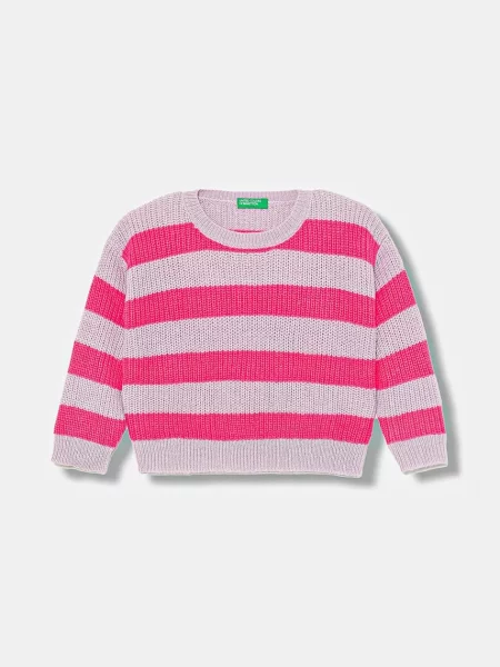 United Colors of Benetton Dětský svetr fialový