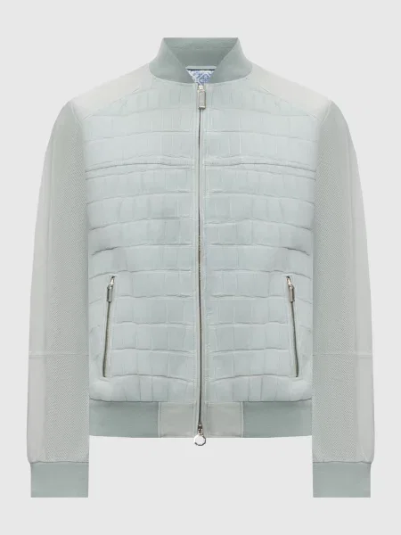 Бомбер Stefano Ricci зеленый