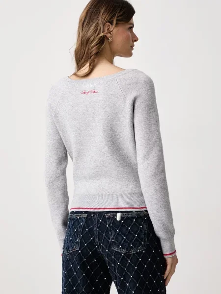 Guess sweter x MARILYN MONROE szary