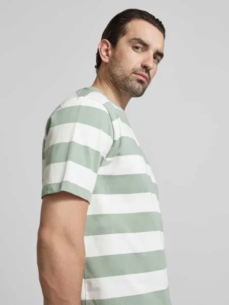 Oversized T-shirt z okrągłym dekoltem Lindbergh zielona