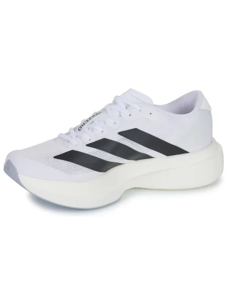 Bežecké bežecké topánky Adidas Adizero biela