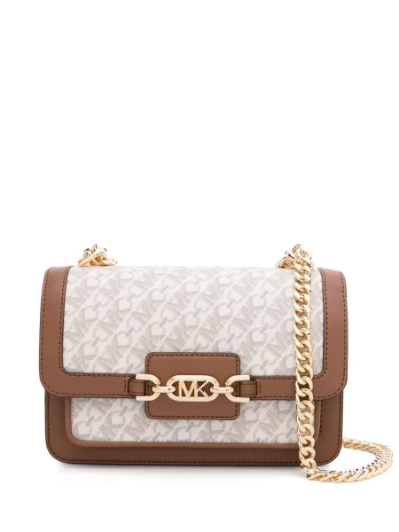 Δερμάτινα sneakers Michael Michael Kors με φιόγκο με τακούνι-σφήνα μαύρο