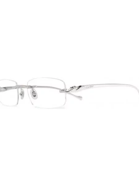 Okulary przeciwsłoneczne Cartier Eyewear srebrne