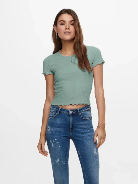 ONLY Tricou Emma jad verde