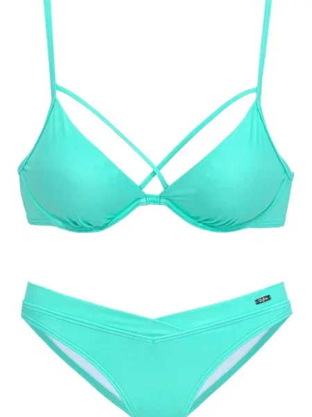 BUFFALO Costum de baie două piese mentă verde