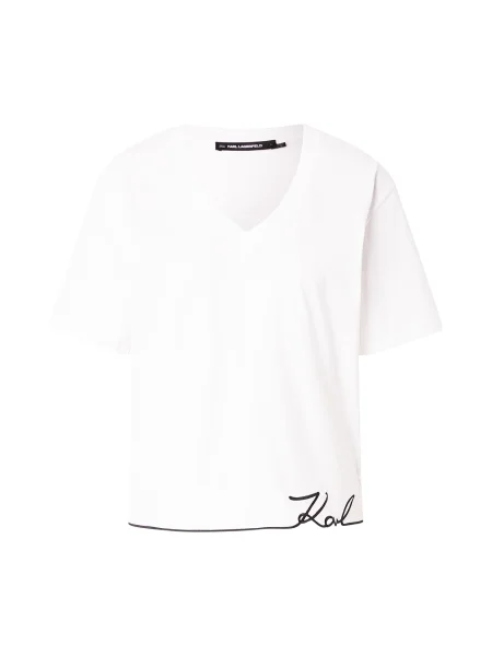 Karl Lagerfeld Tricou negru alb