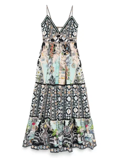 Rochie maxi Camilla de costum negru