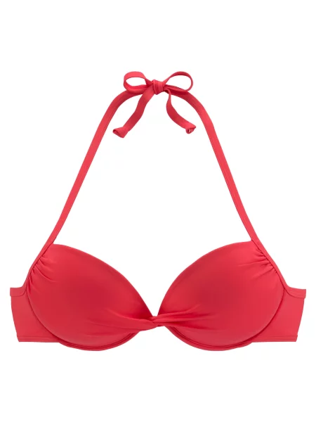 LASCANA Bikini zgornji del Pride svetlo rdeča