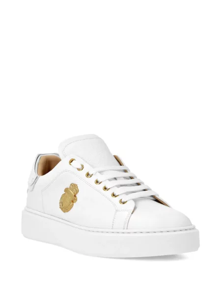 Sneakerși Billionaire din piele alb