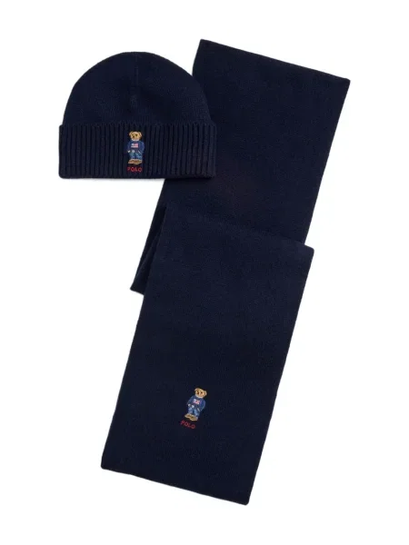 Șosete Polo Ralph Lauren cu 5 buzunare cu broderie tricotate albastru