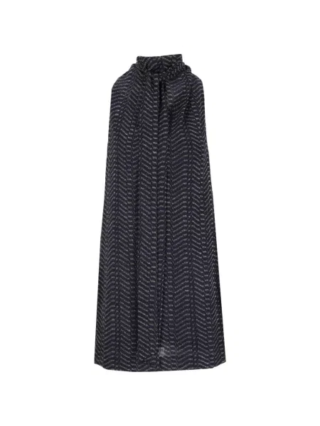 Gulerat rochie mini Missoni fără mâneci albastru