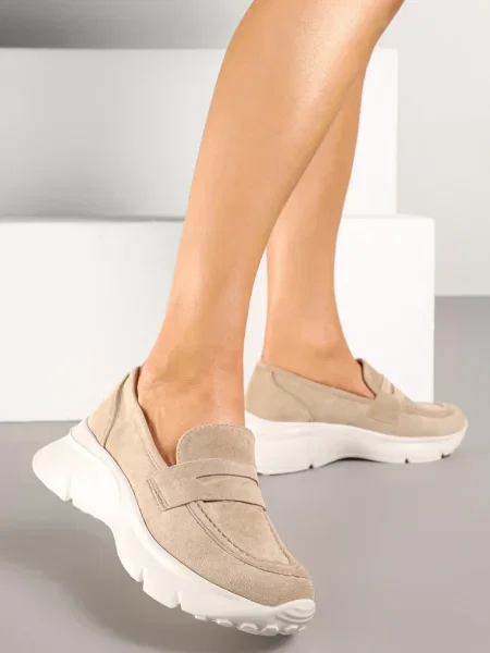 Pantofi casual Viandis închis bej