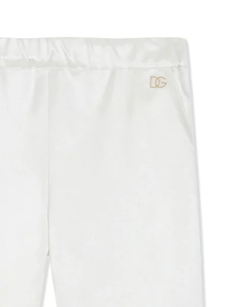 Spodnie dziecięce Dolce And Gabbana białe