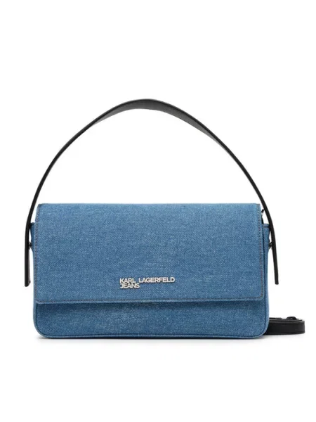 KARL LAGERFELD JEANS Torba za čez ramo moder denim modra