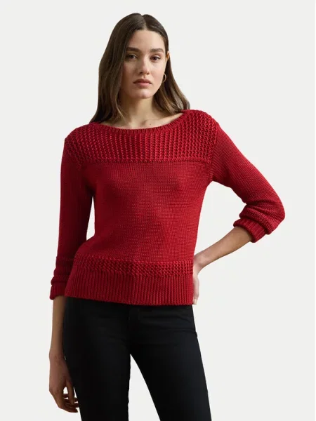 LAUREN RALPH LAUREN Sweter czerwony