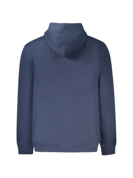 Hanorac cu glugă Tommy Hilfiger cu autograf albastru