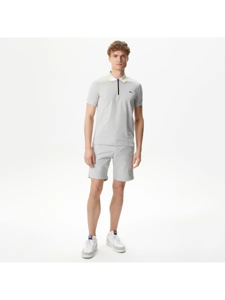 Lacoste Polo O Regularnym Kroju szary