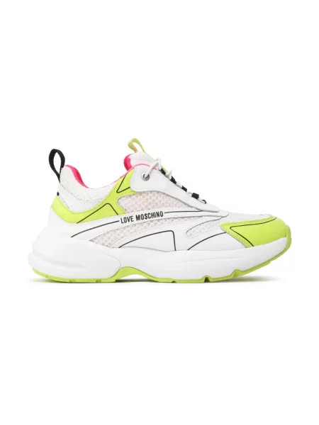 Sneakersy Moschino białe
