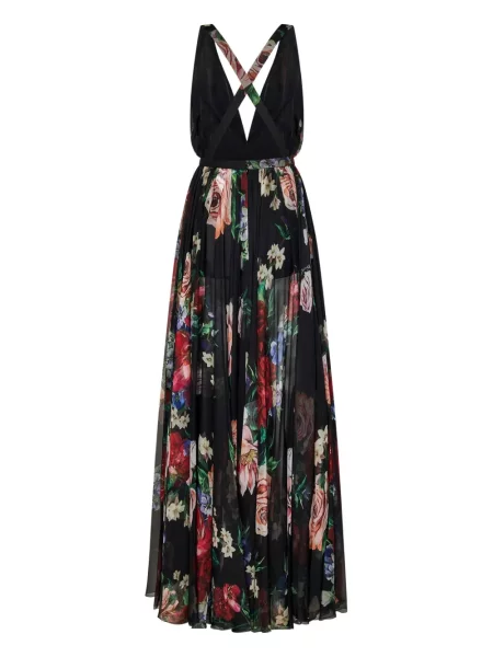 Rochie Dolce & Gabbana de mătase de costum negru