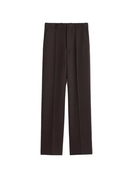 Pantaloni Maison Margiela de lână maro