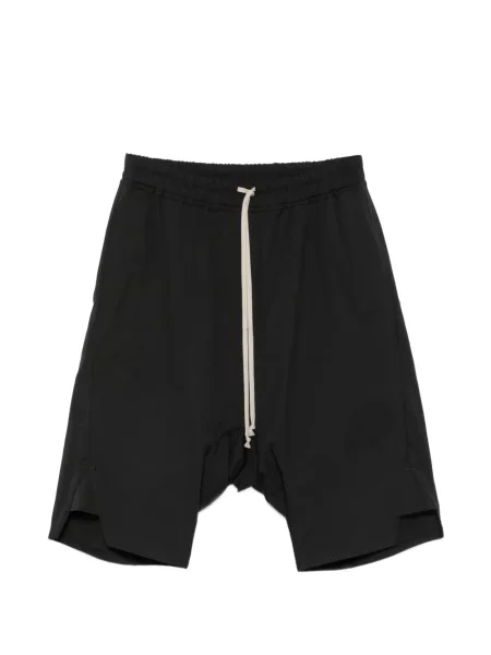 Pantaloni scurți Rick Owens cu cordon negru
