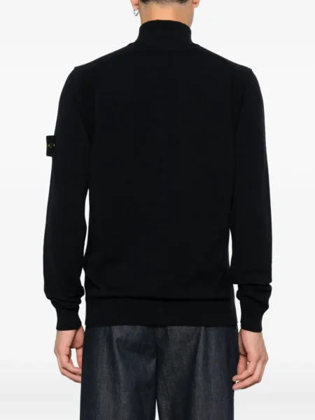 Pulover Stone Island cu strasuri albastru
