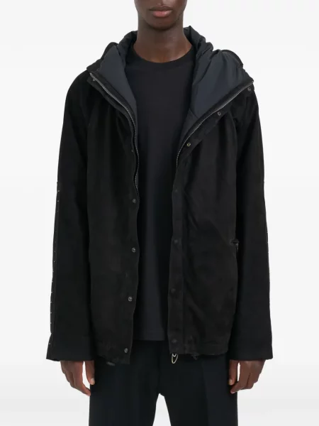 Geanta de piele Daniele Basta cu glugă negru