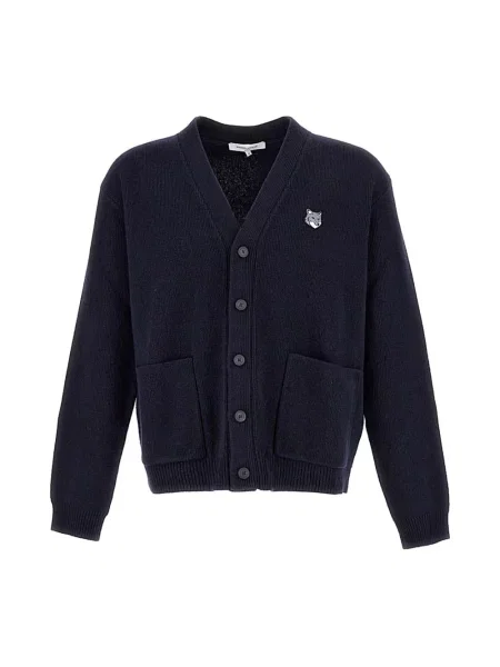 Kardigan Maison Kitsune niebieski
