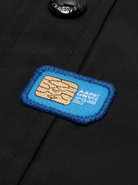 Cămașă Aape By A Bathing Ape cu autograf negru