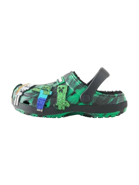 Next Pantofi deschiși Minecraft albastru / verde / negru alb