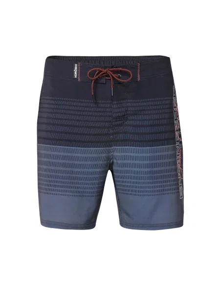KOROSHI Plavecké šortky marine modrá / čedičová šedá / korálová bílá