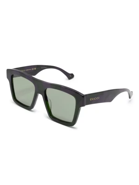 Saulės akiniai Gucci Eyewear žalia