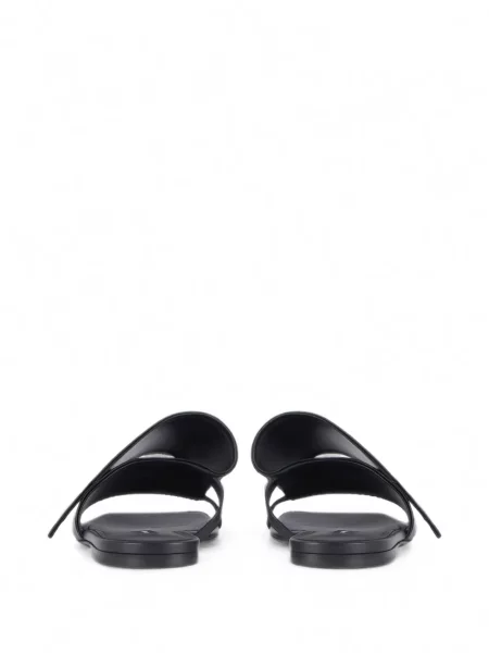 Sandale Givenchy din piele fără toc negru