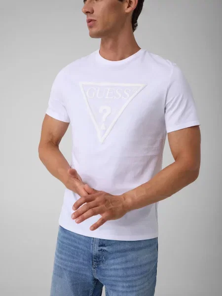 GUESS Tricou Core alb