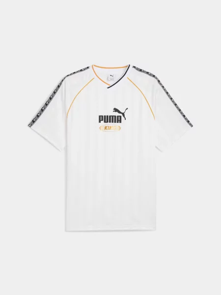 Футбольный футболка Puma из джерси белая