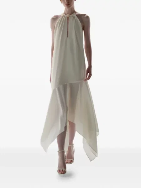 Rochie midi Baobab cu gât halter