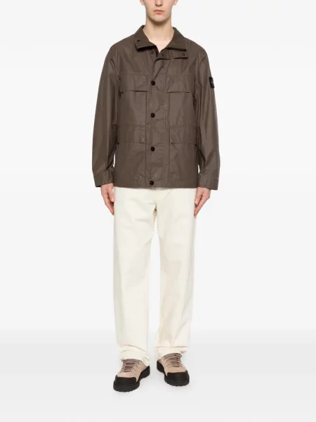 Ceruit geacă Stone Island cu strasuri maro