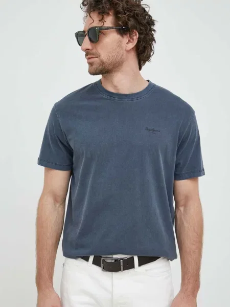 Tričko Pepe Jeans Jacko tmavomodrá s potiskem