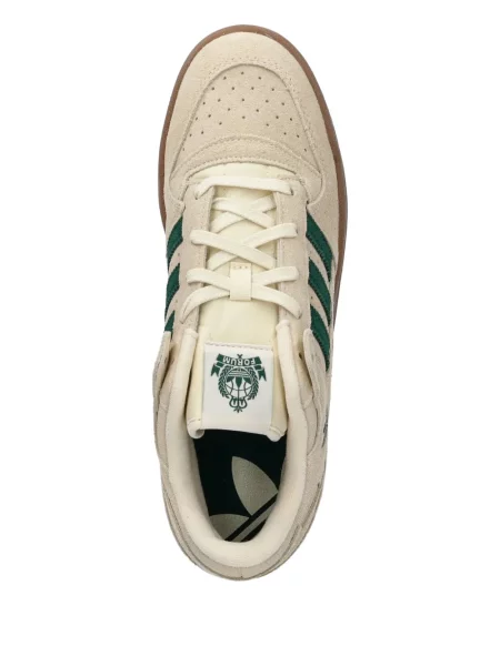 Sneakerși Adidas Predator cu broderie cu dungi din piele de căprioară albastru