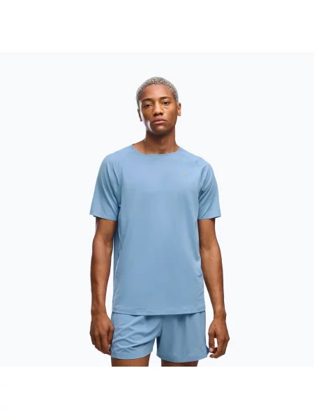 Tricou de alergare pentru bărbați PUMA Run Cloudspun Tee zen blue albastru