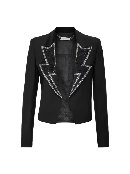 Krótka marynarka Philipp Plein czarna