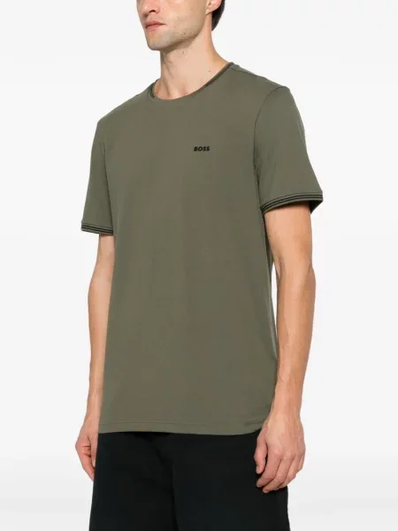 Tricou Boss cu imagine verde