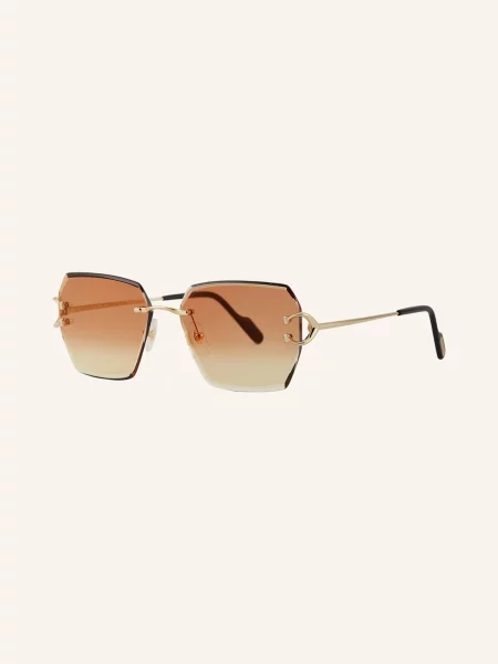 Cartier Okulary Przeciwsłoneczne gold czarne