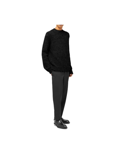 Sweter Jil Sander z alpaki czarny