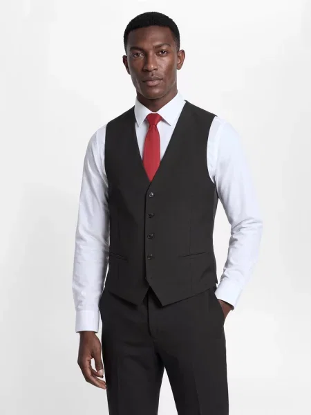 Finshley & Harding modułowa kamizelka garniturowa Mężczyźni 46 szary