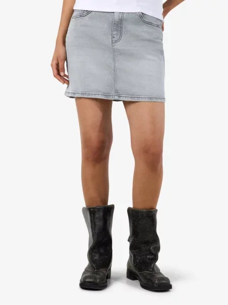 Noisy may Fustă NMYolanda denim gri