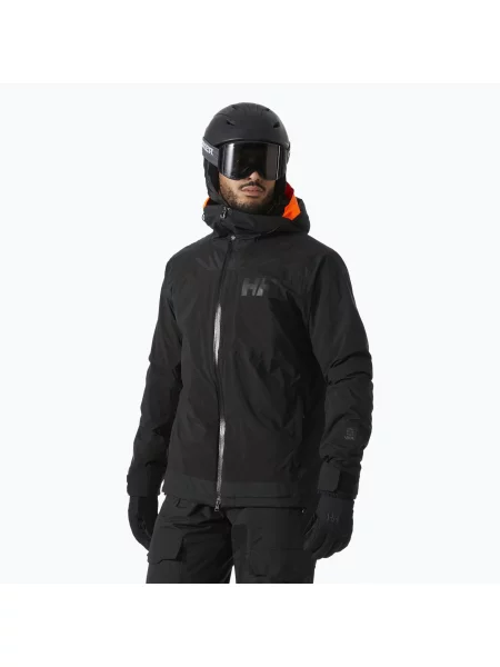 Geacă de schi pentru bărbați Helly Hansen Powdreamer black negru